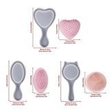 C9GF Heart/Cat Silicone Resin Molds - Jewelry Epoxy Casting Moulds