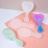 C9GF Heart/Cat Silicone Resin Molds - Jewelry Epoxy Casting Moulds