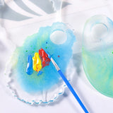 C9GF Makeup Palette Spatula Tool Resin Casting Mold Eye Shadow Makeup