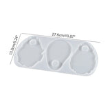 C9GF Makeup Palette Spatula Tool Resin Casting Mold Eye Shadow Makeup