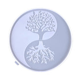 Silicone Tree-of-Life & Moon Wall Art Molds for DIY Craft Decor
