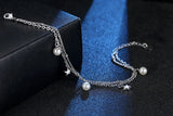 CAB12 Silver Classic Plant Women's Fine Jewelry Bracelet