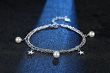 CAB12 Silver Classic Plant Women's Fine Jewelry Bracelet