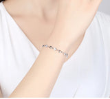 Silver Rose 925 Silver Women Bracelet