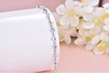 Silver Rose 925 Silver Women Bracelet