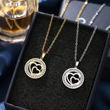 316L Stainless Steel Necklace Rhinestone Overlay Love Necklaces Wedding