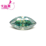 Green Loose Moissanite Marquise Cut 0.5-5.0ct for DIY Jewelry Making