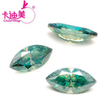 Green Loose Moissanite Marquise Cut 0.5-5.0ct for DIY Jewelry Making