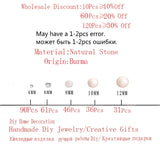 100% Natural Moonstone Round Beads 4/6/8/10/12mm DIY Charms Jewelry Making
