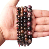 Natural Tourmaline Round Loose Beads 4-12mm for DIY Jewelry Making