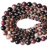 Natural Tourmaline Round Loose Beads 4-12mm for DIY Jewelry Making