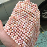 Peru High Pink Opal Stone Round Beads 6/8/10/12mm