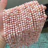 Peru High Pink Opal Stone Round Beads 6/8/10/12mm