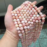 Peru High Pink Opal Stone Round Beads 6/8/10/12mm