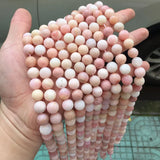 Peru High Pink Opal Stone Round Beads 6/8/10/12mm