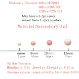 Peru High Pink Opal Stone Round Beads 6/8/10/12mm