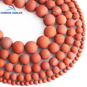 Red Turquoise Round Loose Beads 4-12MM for DIY Charm Necklace Jewelry Making