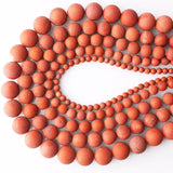 Red Turquoise Round Loose Beads 4-12MM for DIY Charm Necklace Jewelry Making