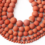 Red Turquoise Round Loose Beads 4-12MM for DIY Charm Necklace Jewelry Making
