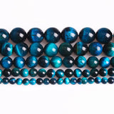 Zircon Tiger Eye Round Beads 4-12 MM DIY Jewelry Making