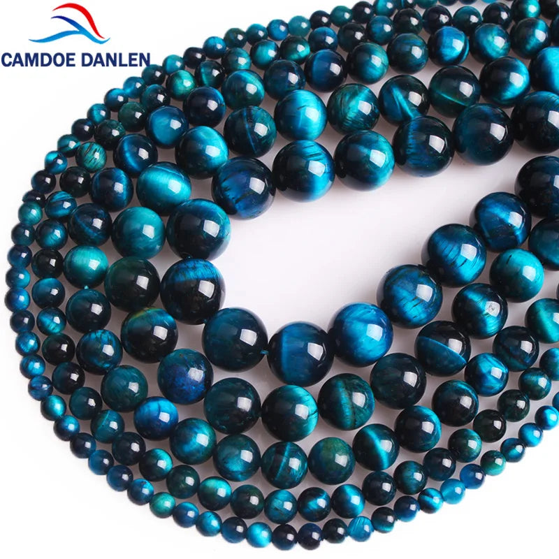 Zircon Tiger Eye Round Beads 4-12 MM DIY Jewelry Making