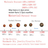 Natural Stone Brown Frost Tibetan Dzi Buddha Beads 8 10 12MM Tortoise Shell