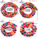 Tourmaline Round Loose Beads 4/6/8/10/12MM DIY Bracelet Necklace Earring