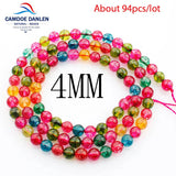 Tourmaline Round Loose Beads 4/6/8/10/12MM DIY Bracelet Necklace Earring