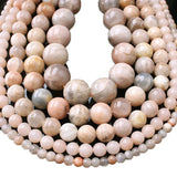 Natural Sun Stone Beads 4-12mm Round Loose Beads DIY Charms Bracelet Necklace