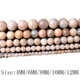 Natural Sun Stone Beads 4-12mm Round Loose Beads DIY Charms Bracelet Necklace