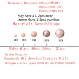 Natural Sun Stone Beads 4-12mm Round Loose Beads DIY Charms Bracelet Necklace