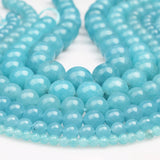 Natural Stone Chalcedony Gem Beads 4-16mm for Jewelry Making