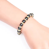 Tibetan Silver Stone Charms Bracelet Healthy Beads Yoga Jewellery