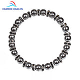 Tibetan Silver Stone Charms Bracelet Healthy Beads Yoga Jewellery