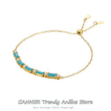 925 Silver Emerald Bracelet Zircon Jewelry