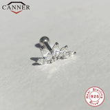 Crown 925 Silver Stud Earrings Women Earings Jewelry