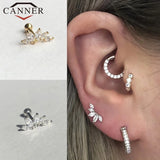 Crown 925 Silver Stud Earrings Women Earings Jewelry