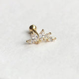 Crown 925 Silver Stud Earrings Women Earings Jewelry