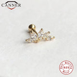 Crown 925 Silver Stud Earrings Women Earings Jewelry