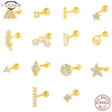 925 Sterling Silver Stud Earrings for Women Minimalist Small Earings