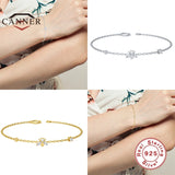 925 Silver Bee Bracelet with Zircon Stones