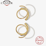 925 Silver Stud Earrings for Women European & American Torsion Bar Earings