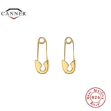925 Silver CZ Zircon Ear Hook Stud Earrings for Women