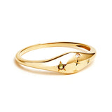 Colorful Zircon 925 Silver Constellation Rings for Women