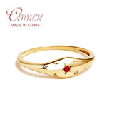 Colorful Zircon 925 Silver Constellation Rings for Women