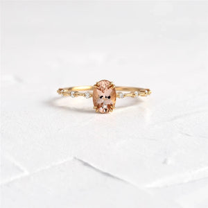 Colorful Zircon 925 Silver Ring Wedding Party Jewelry Gift