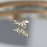 925 Stud Earrings Zircon 925 Sterling Silver Cartilage Earring Jewelry Gift