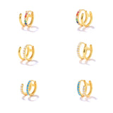 925 Silver Punk Double C-Shape Ear Cuff Ear Clip for Women