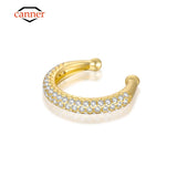 925 Sterling Silver Ear Cuff Clip Earrings for Women Spain Jewelry