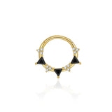 925 Silver Hoop Earrings For Cartilage With Zircon